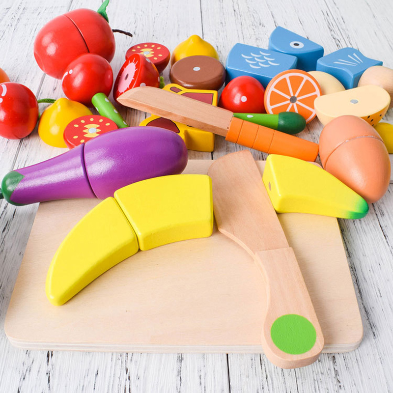1 szt. Drewniana zabawka magne – Baby Food Vegetables recenzja i cena
