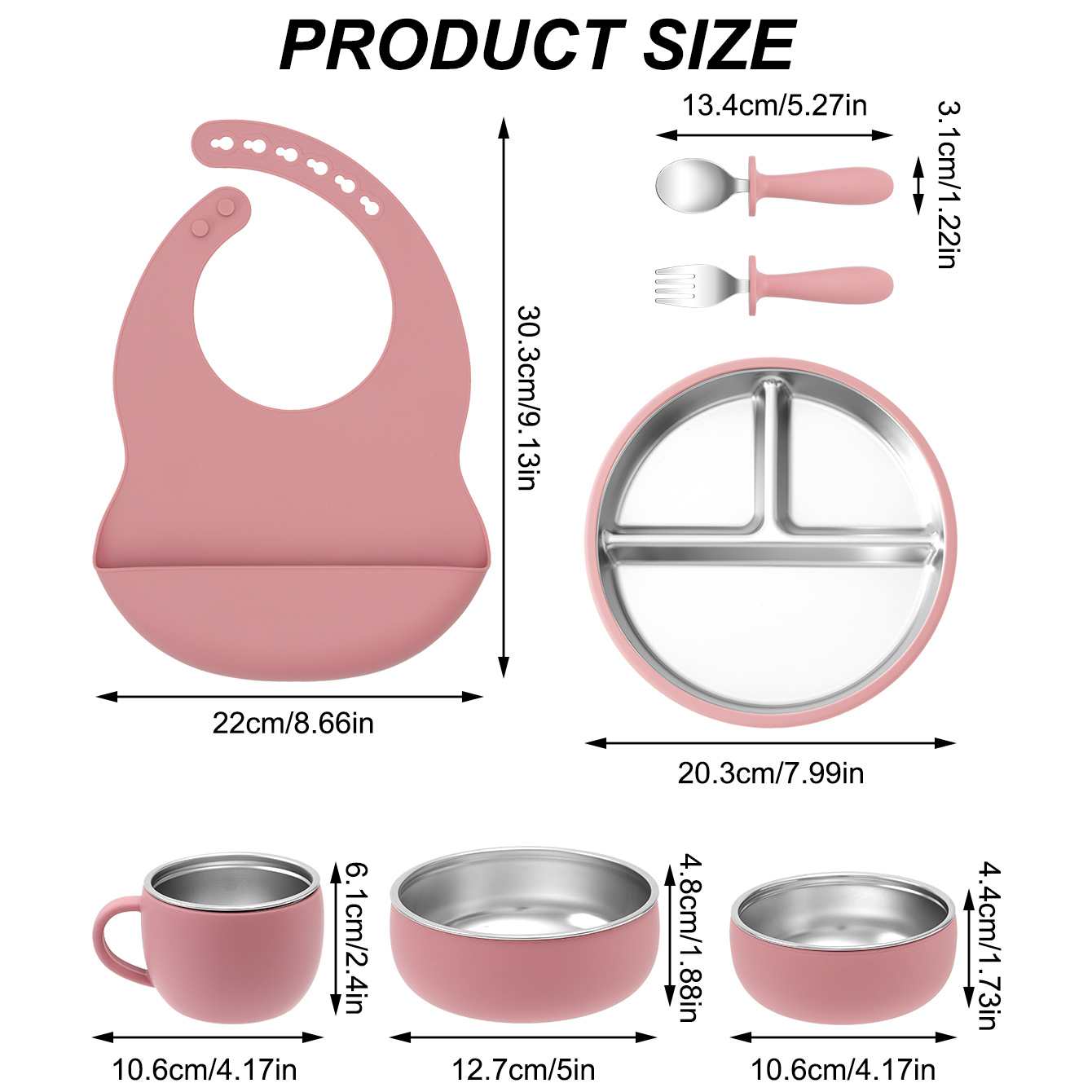7-częściowy zestaw naczyń ze s – Baby Food Menu recenzja i cena