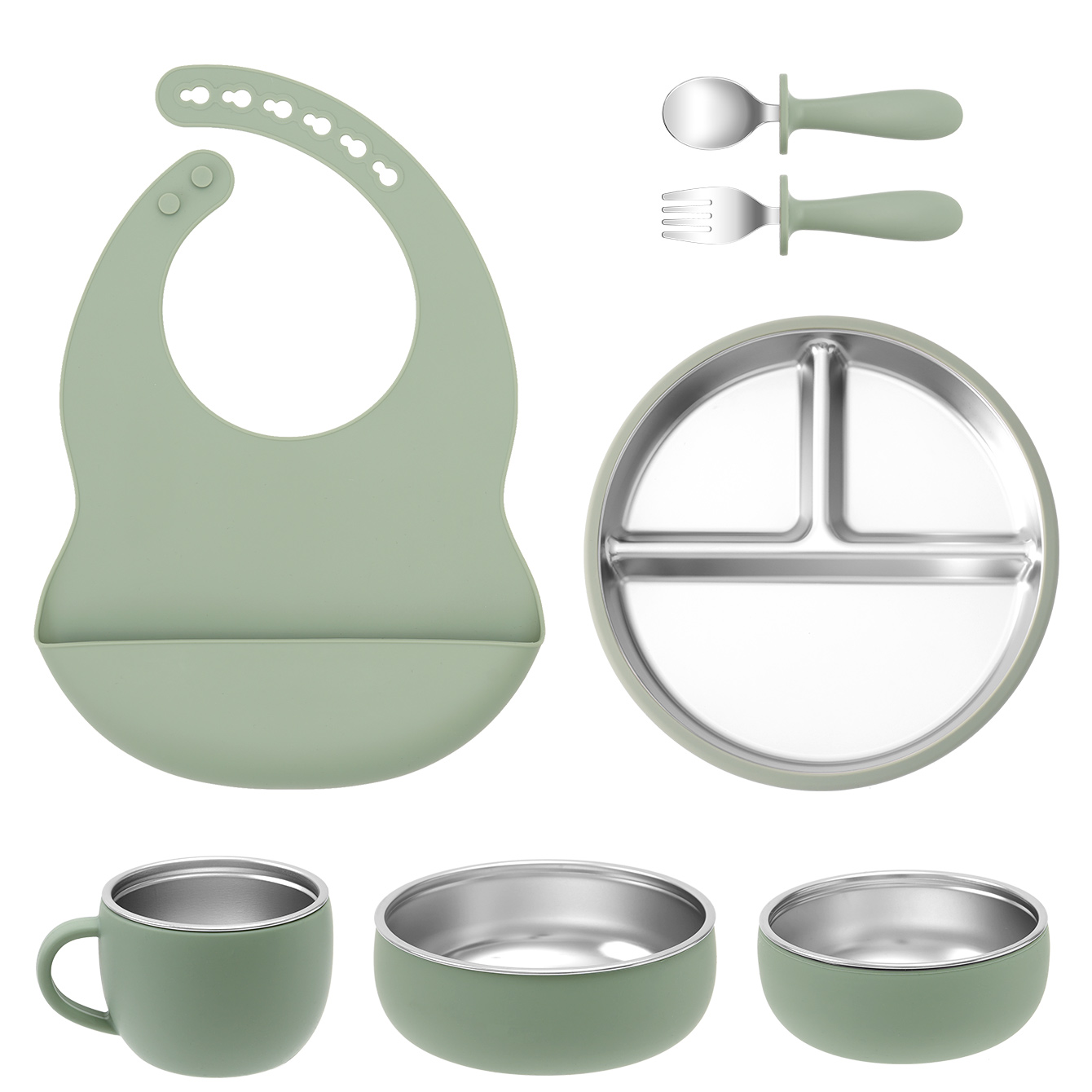 7-częściowy zestaw naczyń ze s – Baby Food Menu recenzja i cena